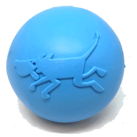 Wag Ball Rubber Dog Chew Toy for Heavy Chewers | Floating Fetch Toy | USA Made